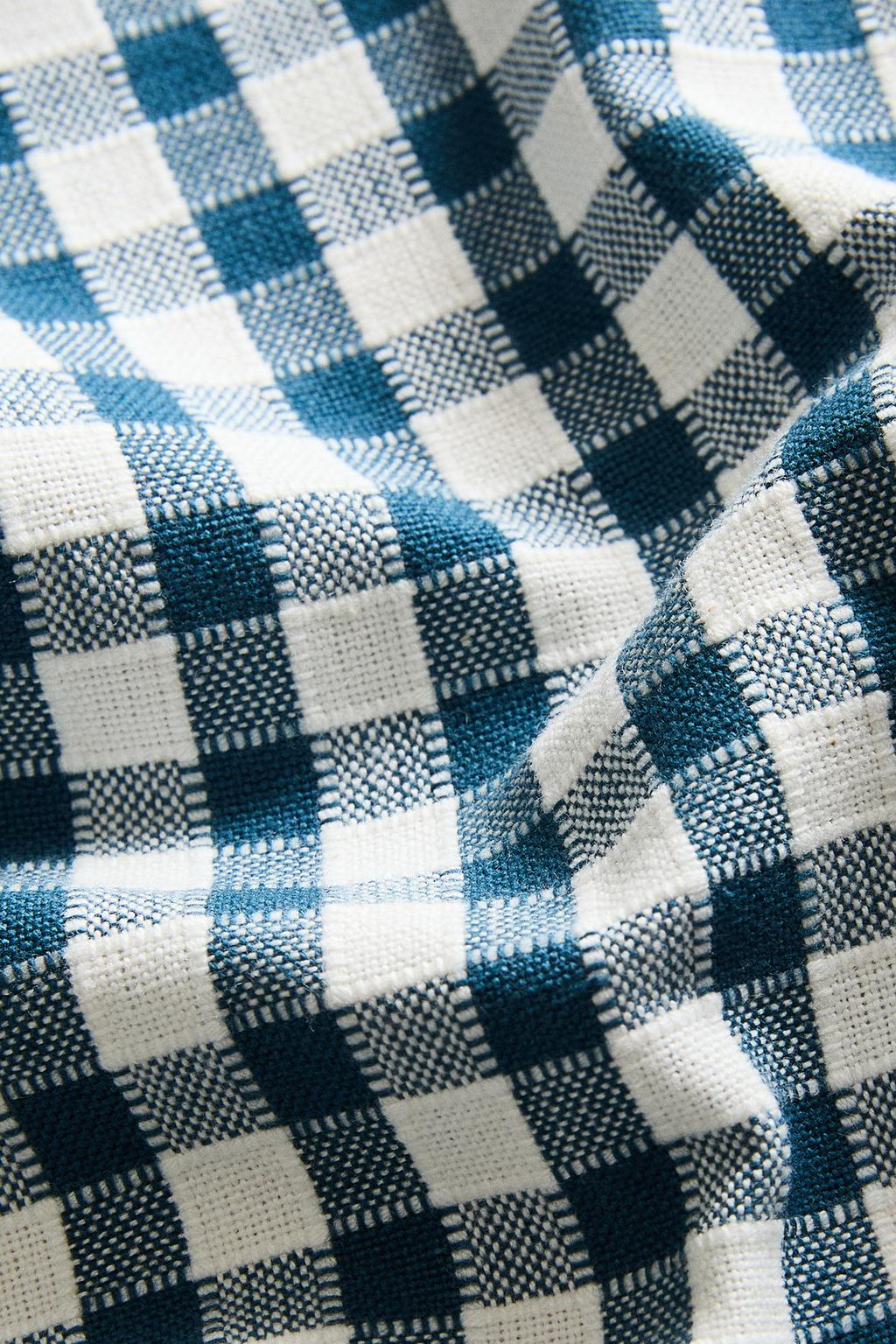 Хлопковый скатерть в клетку gingham