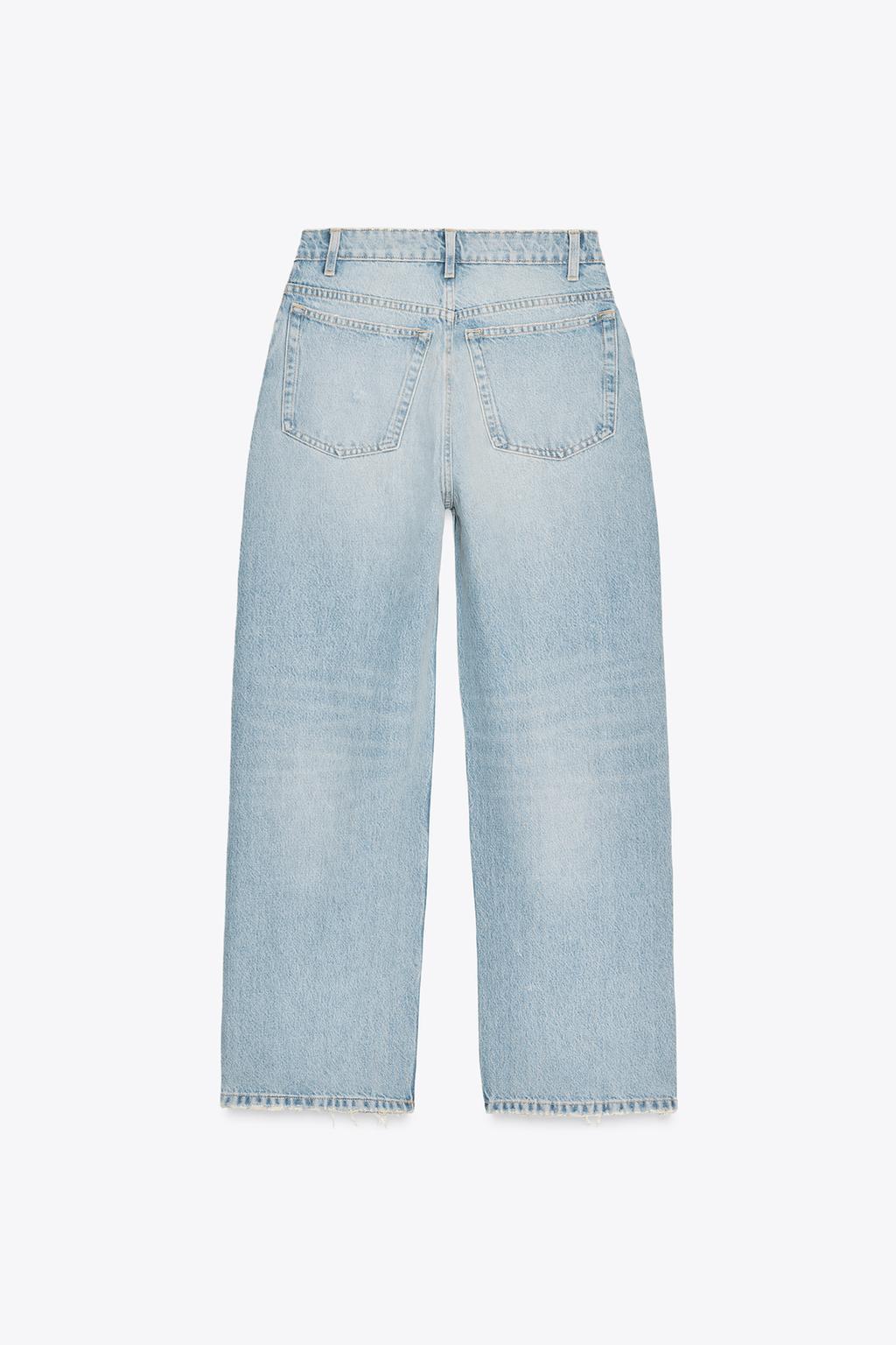 ДЖИНСЫ RELAXED OVERSIZE С ВЫСОКОЙ ПОСАДКОЙ И УКРАШЕНИЯМИ
