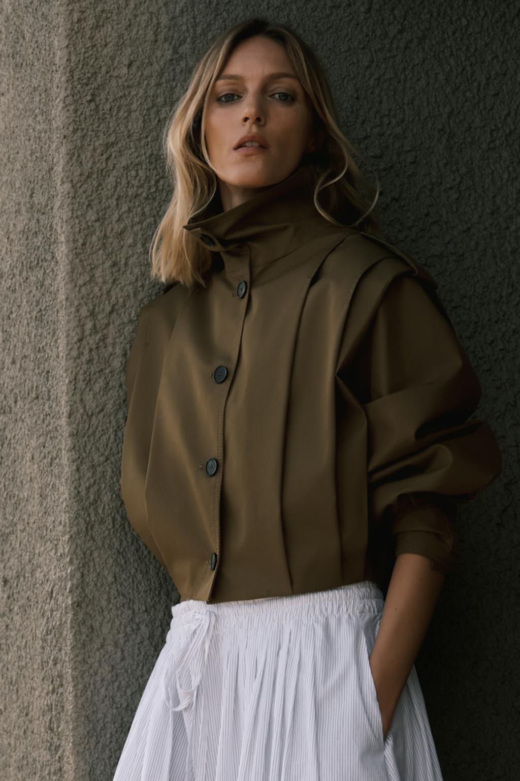 КУРТКА С ЗАЩИПАМИ — ZW COLLECTION