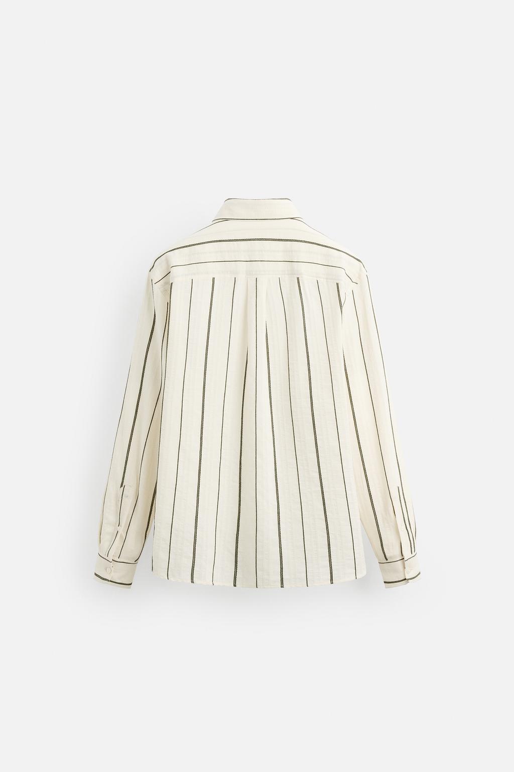 РУБАШКА JACQUARD В ПОЛОСКУ