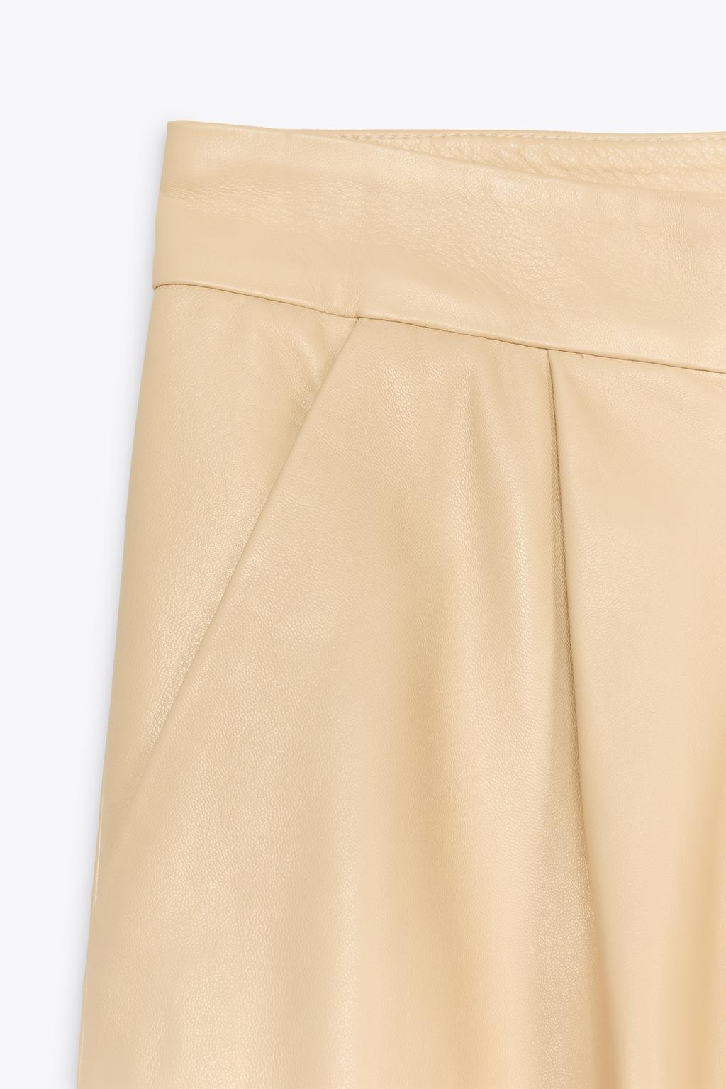 БРЮКИ BALLOON ИЗ 100% КОЖИ — ZW COLLECTION