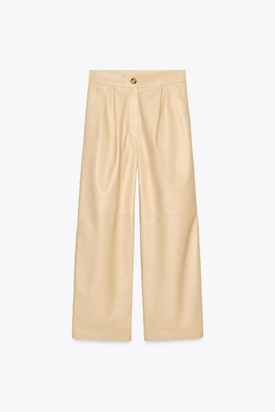 Брюки BALLOON из 100% кожи — ZW COLLECTION- Заказать в России