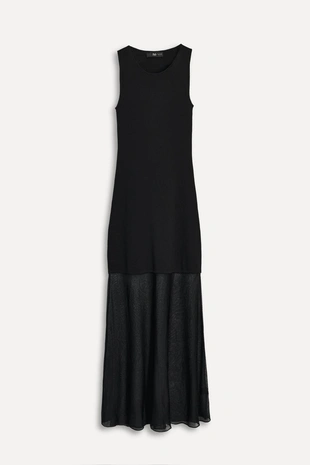 Комбинированное трикотажное платье — 50TH ANNIVERSARY- Заказать в России