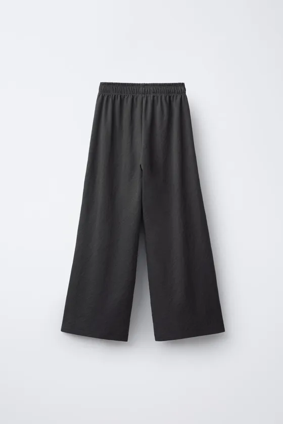 БРЮКИ WIDE LEG ИЗ ЛЕГКОЙ ТКАНИ