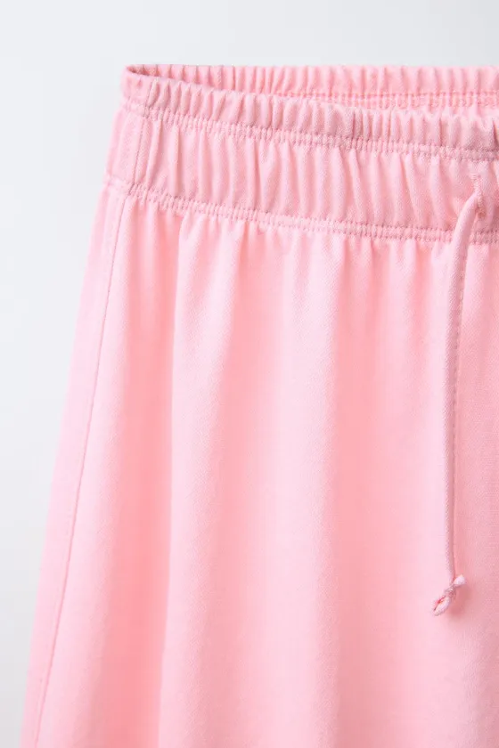 БРЮКИ WIDE LEG ИЗ ЛЕГКОЙ ТКАНИ