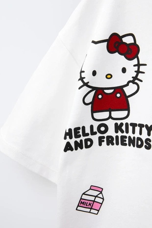 Футболка с принтом HELLO KITTY AND FRIENDS © SANRIO- Заказать в России