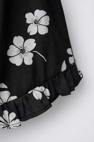 Короткий комбинезон с цветочным принтом- Заказать в России