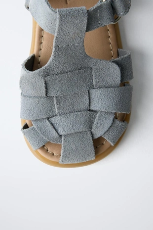 BAREFOOT сандалии в кожаную клетку- Заказать в России