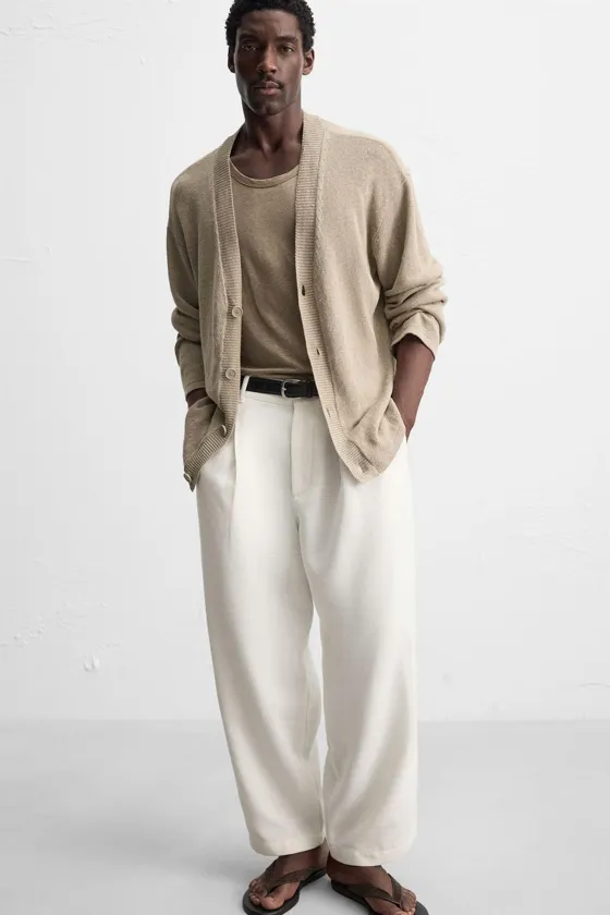 БРЮКИ RELAXED FIT СО СКЛАДКАМИ