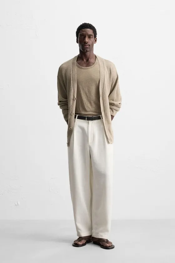 БРЮКИ RELAXED FIT СО СКЛАДКАМИ