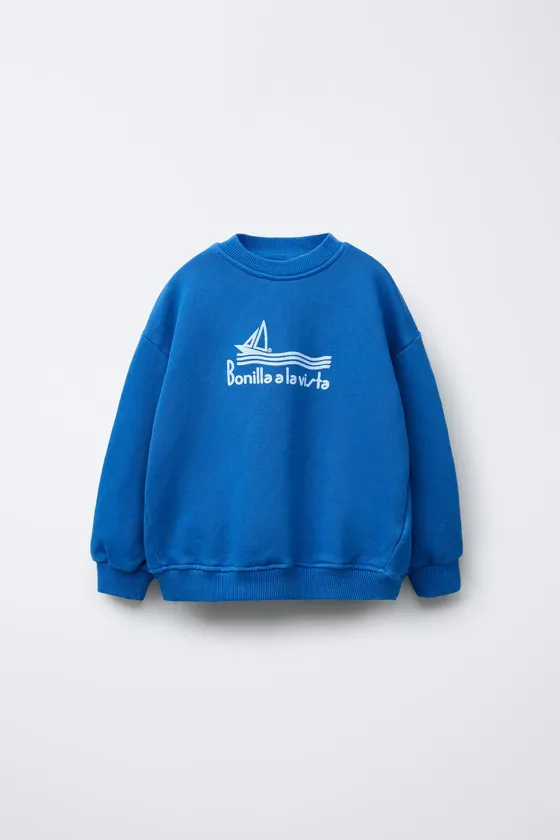 Свитшот с принтом bonilla a la vista ® x zara