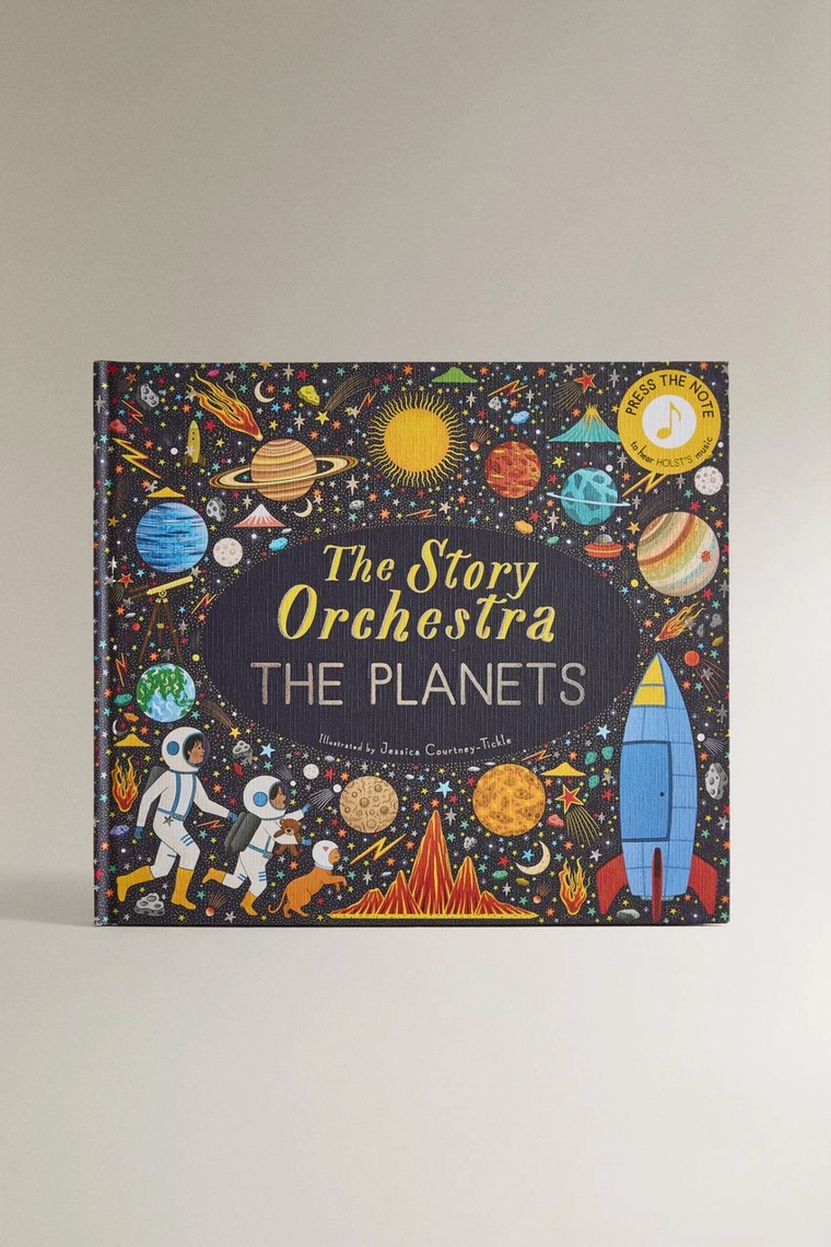 Музыкальная книга для детей the story orchestra «планеты» (на английском)