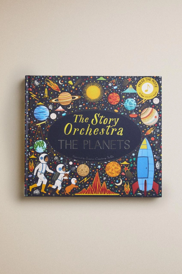 Музыкальная книга для детей the story orchestra «планеты» (на английском)