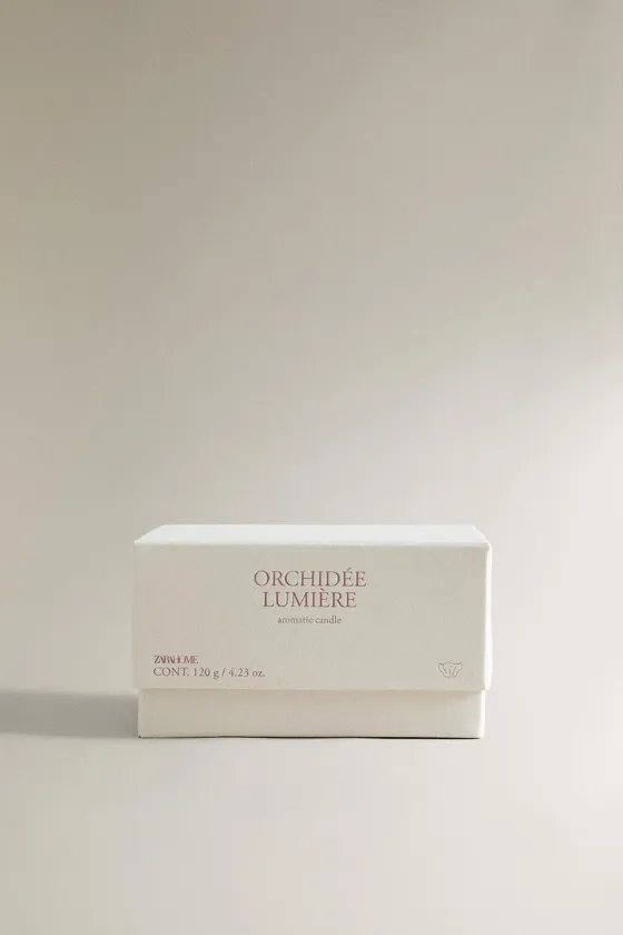 Подсвечник со свечой orchidée lumière (120 г)