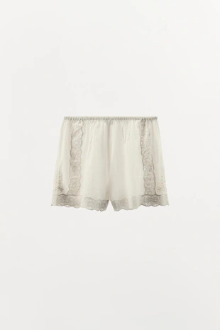 Шорты с вышивкой и бусинами- Заказать в России