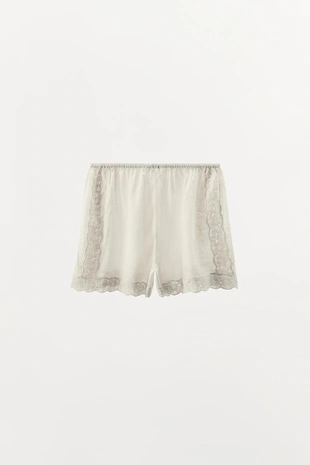 Шорты с вышивкой и бусинами- Заказать в России