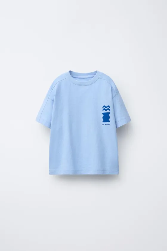 ФУТБОЛКА GARMENT DYE С ПРИНТОМ