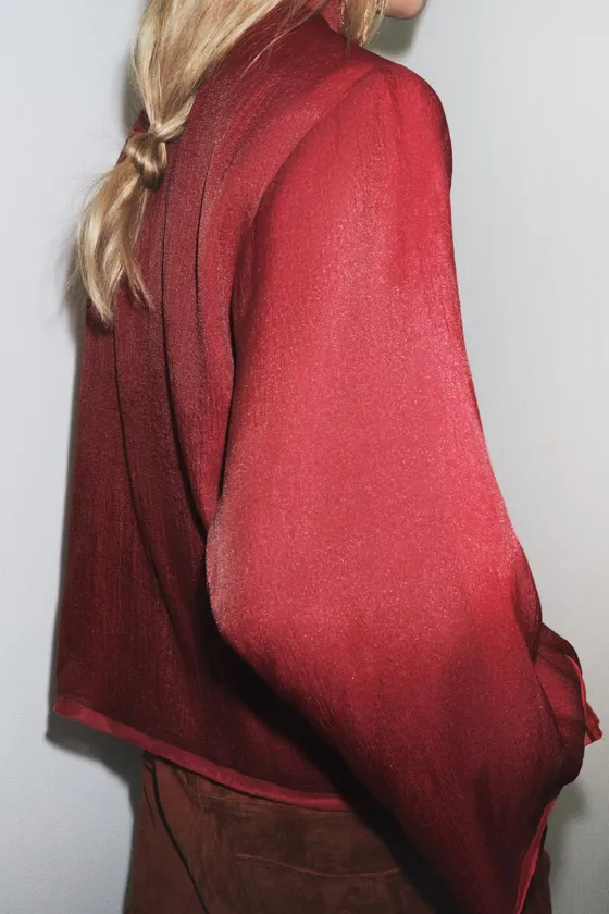 КИМОНО ИЗ ШИФОНА С ВЫШИВКОЙ И БУСИНАМИ