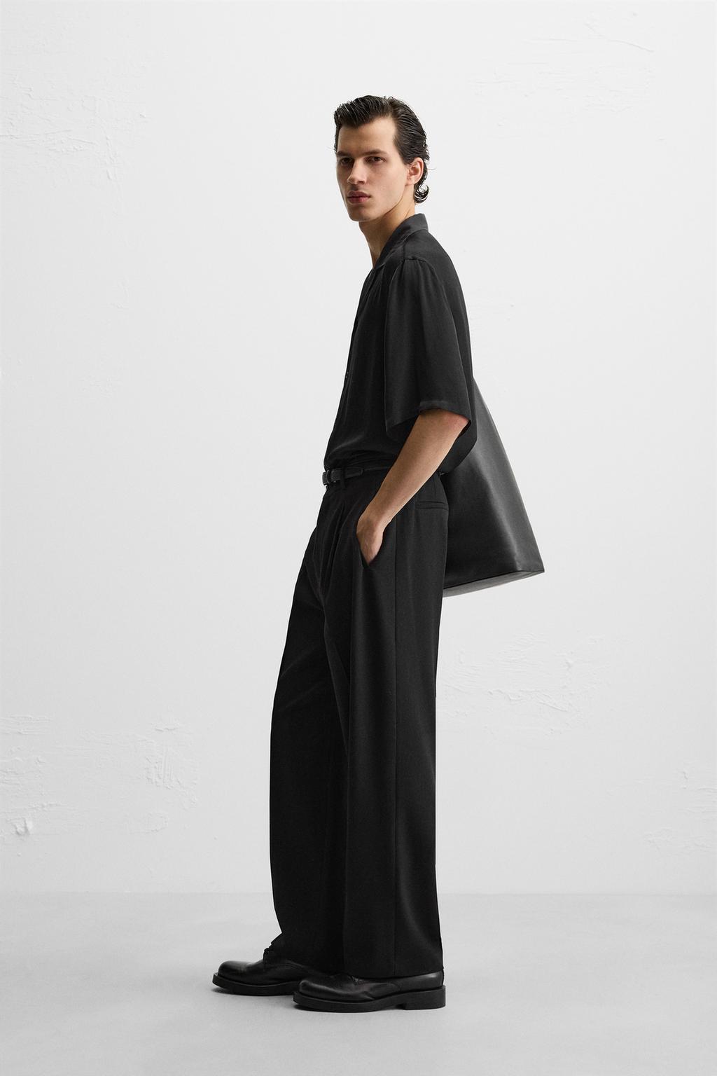 Рубашка relaxed fit из атласа