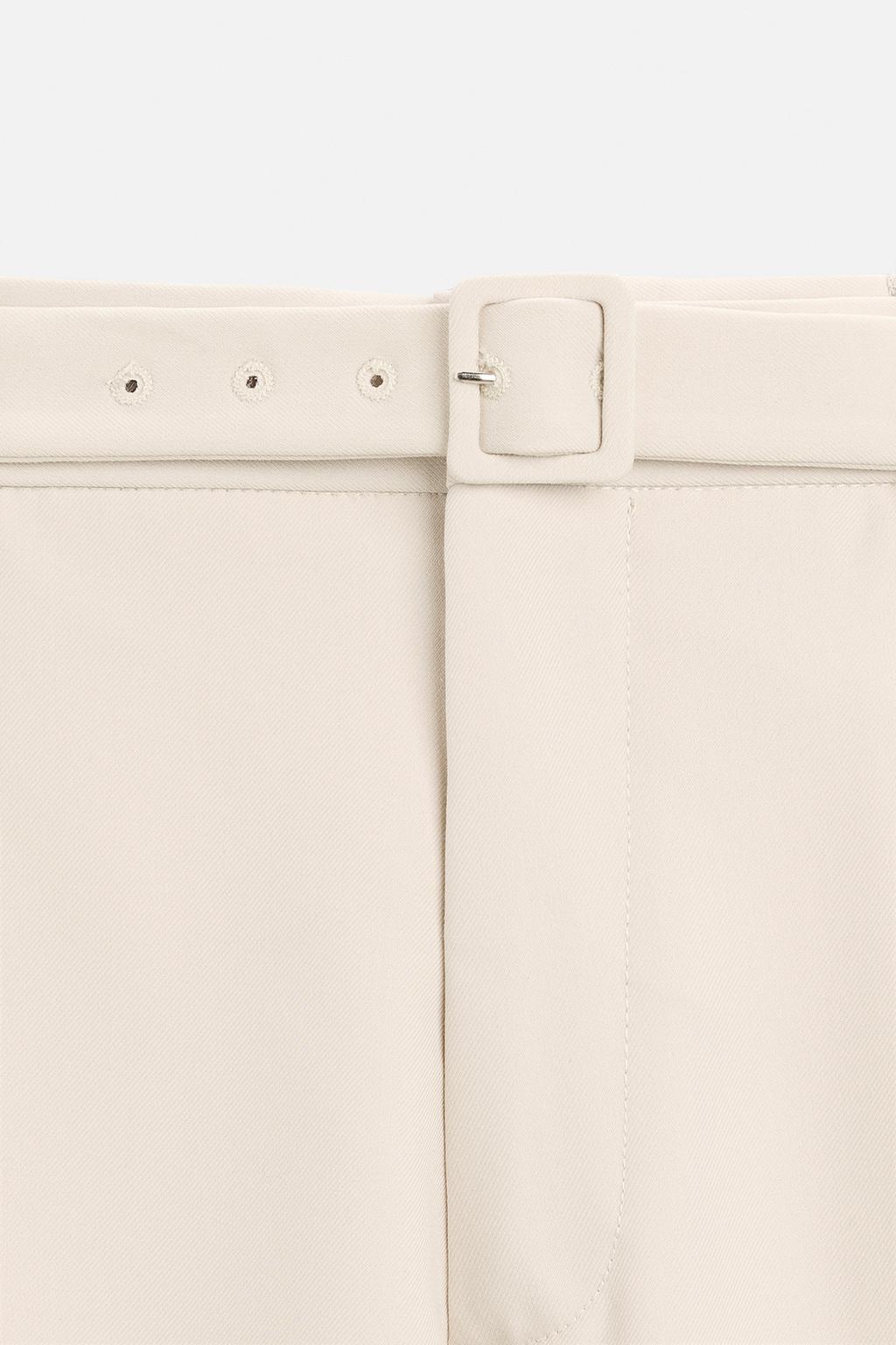 Брюки regular fit с поясом