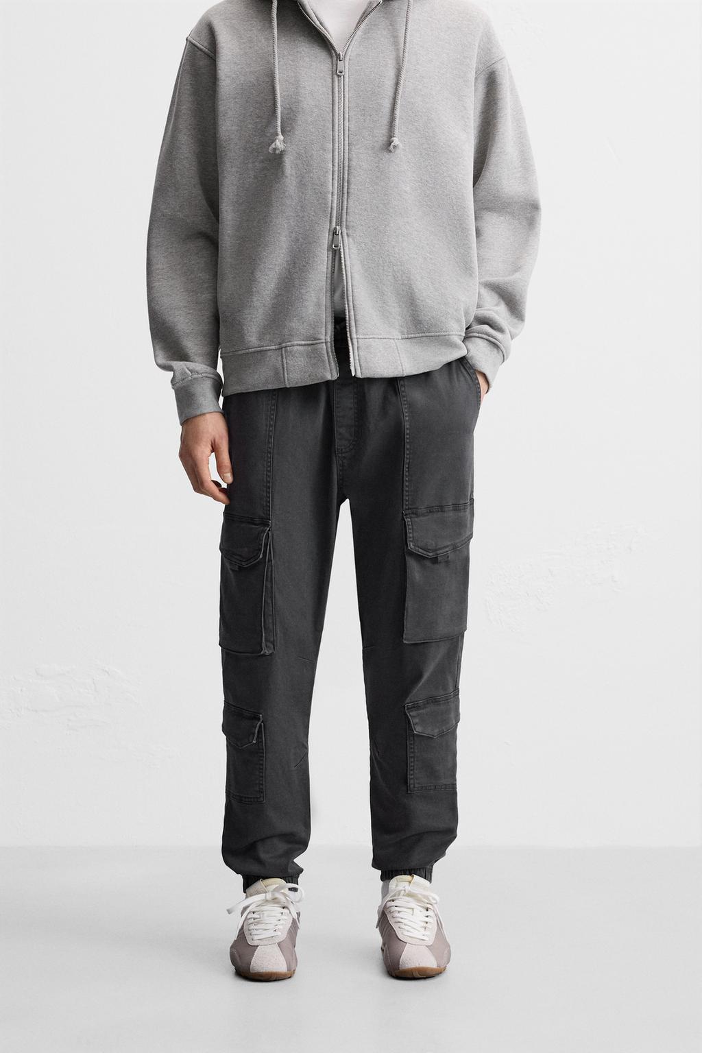 Брюки-карго с карманами