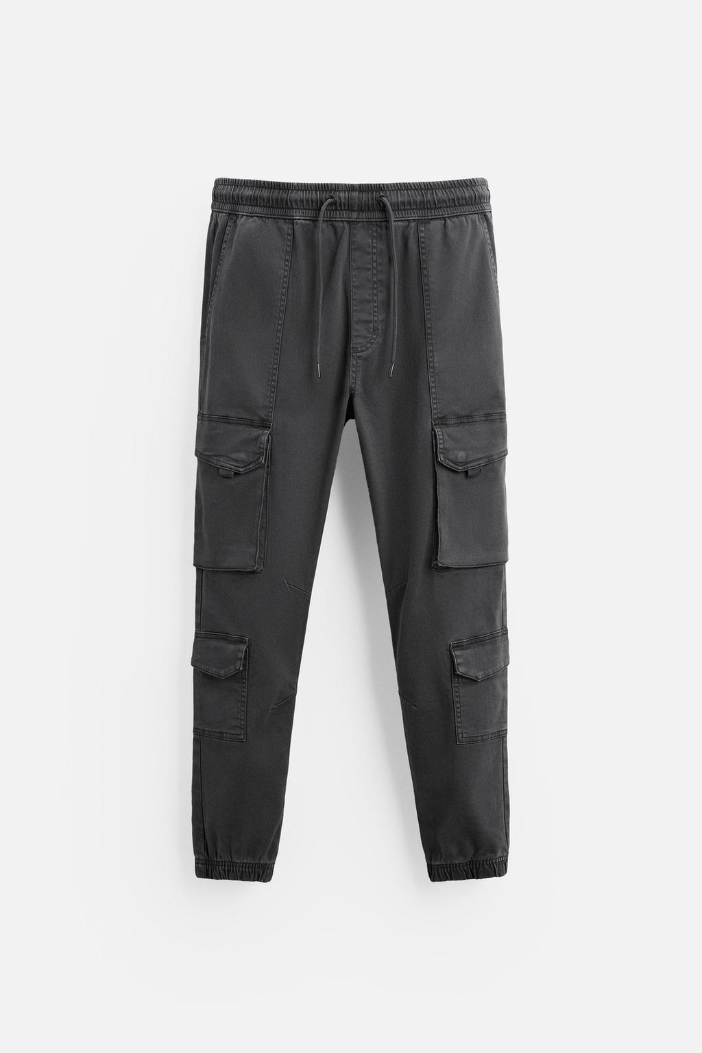 Брюки-карго с карманами