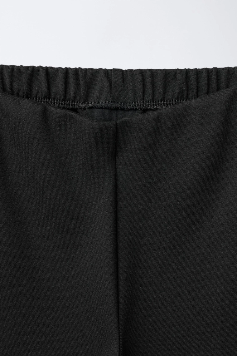 Брюки из понте ди рома с цветами