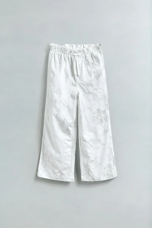 Блестящие вышитые брюки- Заказать в России