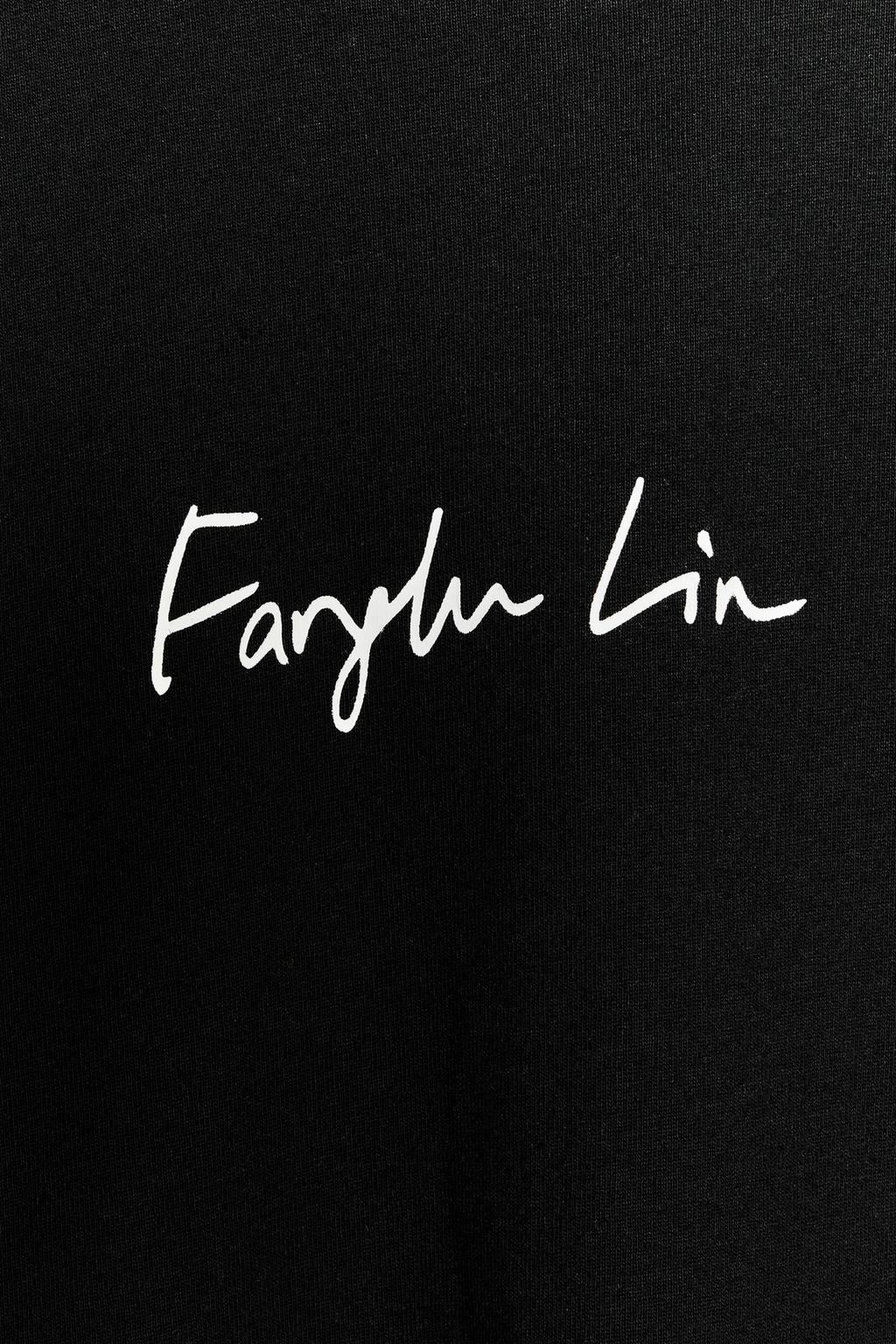 ОДНОТОННАЯ ФУТБОЛКА С НАДПИСЬЮ X FANGLU LIN