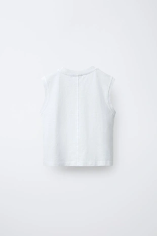 Футболка с логотипом, окрашенная в готовом виде