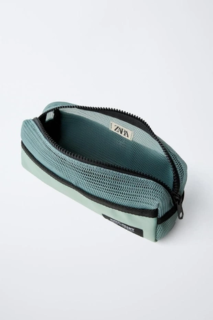 Школьный пенал с сеткой