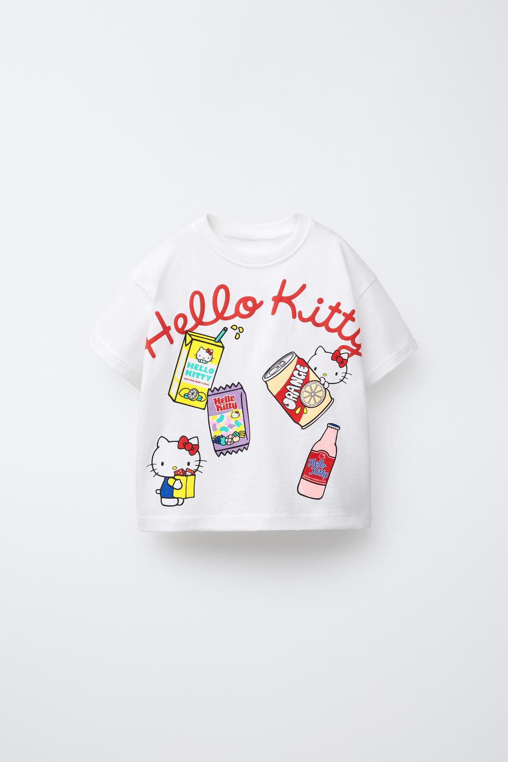 ФУТБОЛКА HELLO KITTY © С НАШИВКАМИ