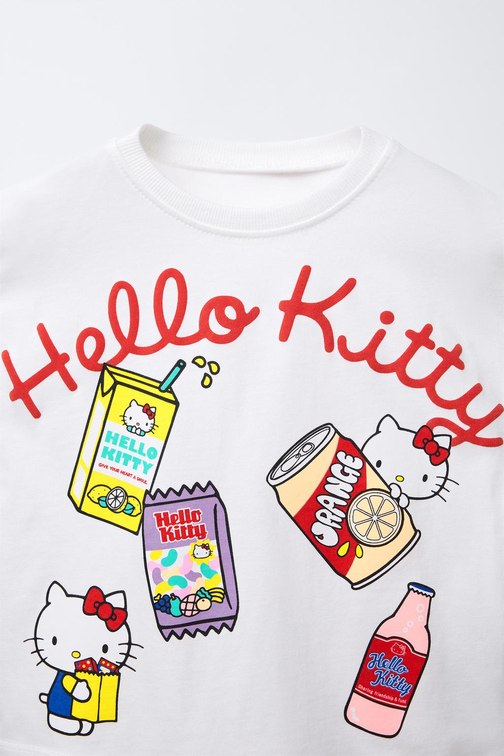 ФУТБОЛКА HELLO KITTY © С НАШИВКАМИ