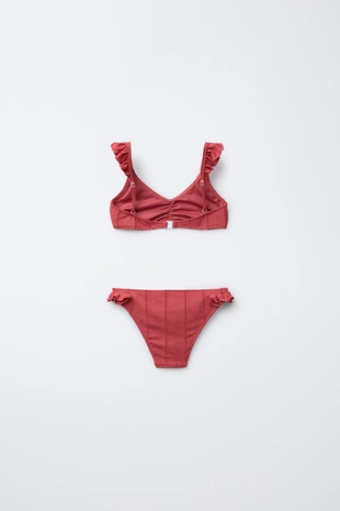 Купить Zara Детский купальник 6-14 лет/ бикини с завышенной талией