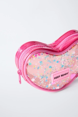 Виниловый кошелек в форме сердца- Заказать в России