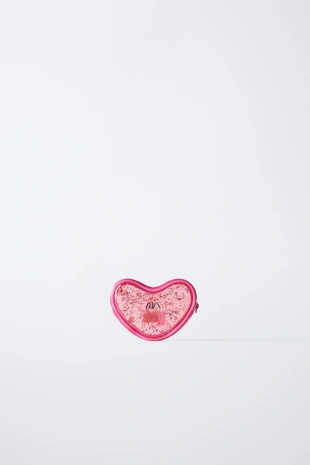 Виниловый кошелек в форме сердца- Заказать в России