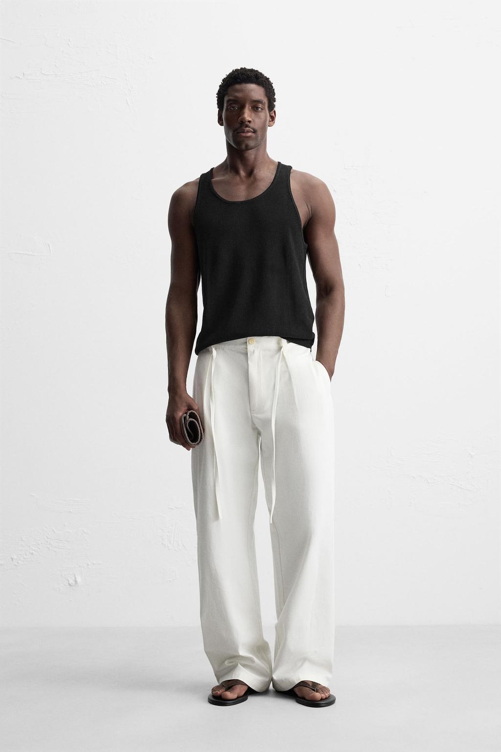 БРЮКИ RELAXED FIT С ПОЯСОМ