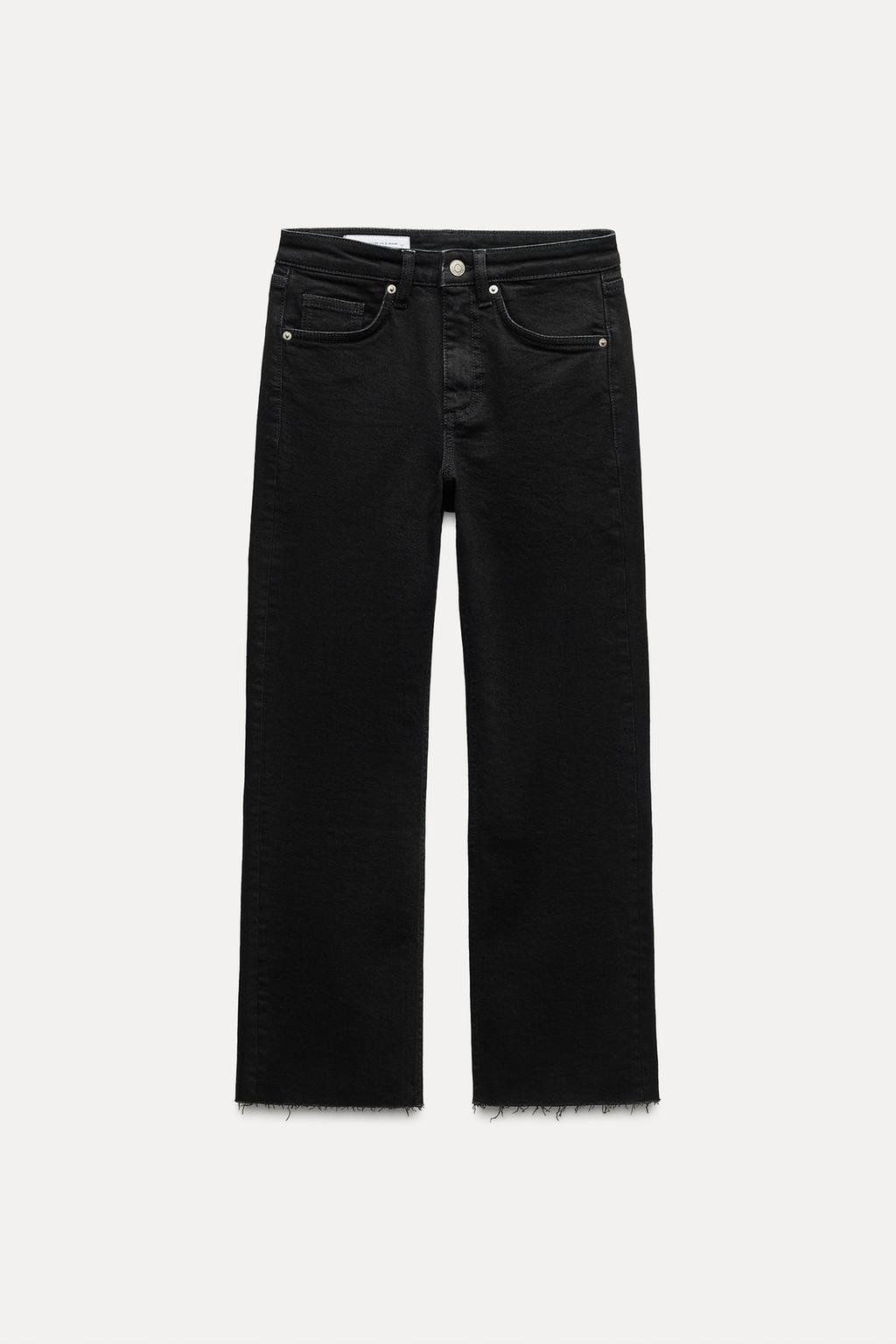 ДЖИНСЫ TRF CROPPED FLARED С НИЗКОЙ ПОСАДКОЙ