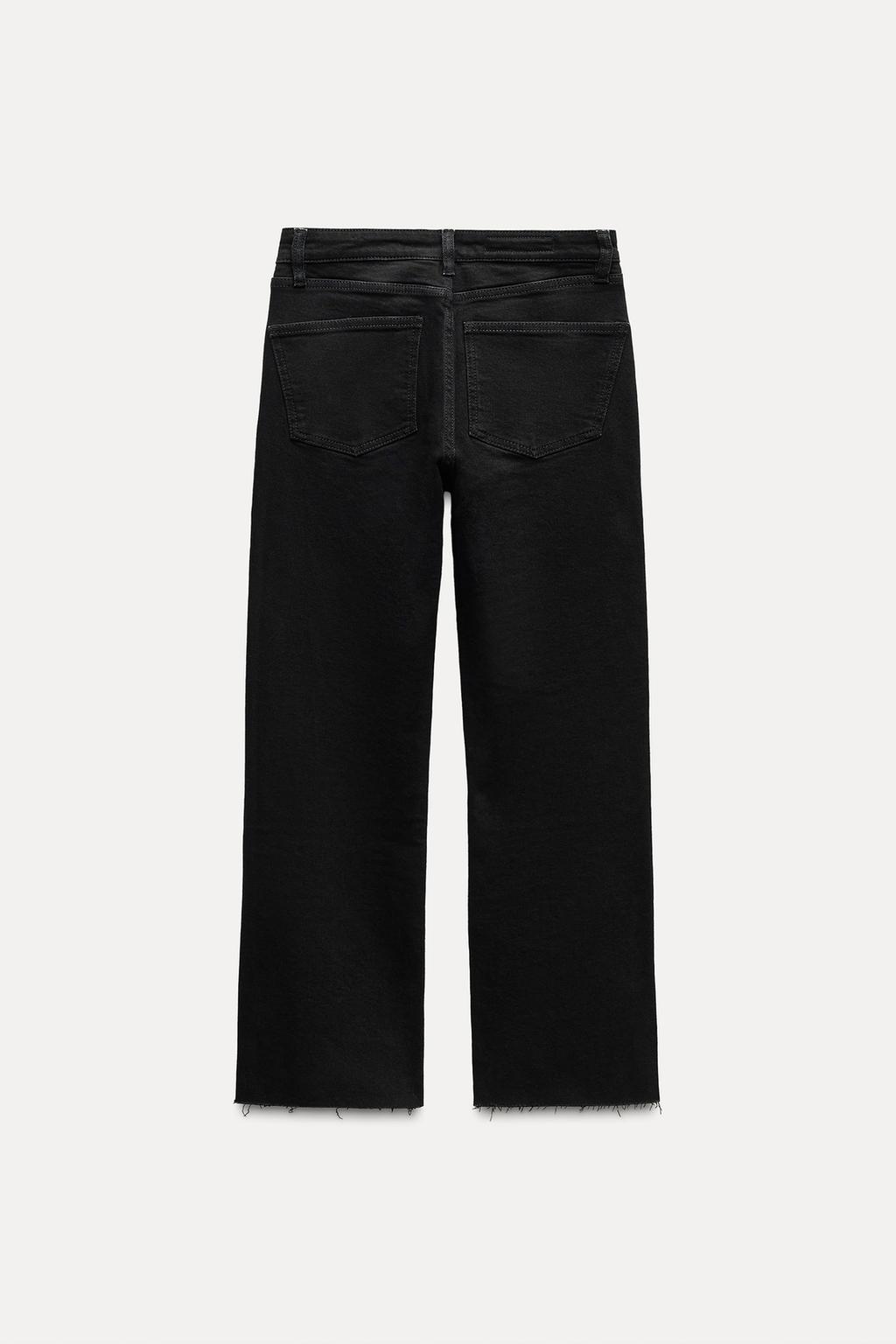 ДЖИНСЫ TRF CROPPED FLARED С НИЗКОЙ ПОСАДКОЙ