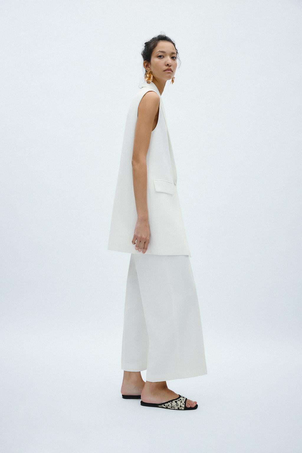 ЖИЛЕТ С ВОРОТНИКОМ В СТИЛЕ СМОКИНГА — ZW COLLECTION
