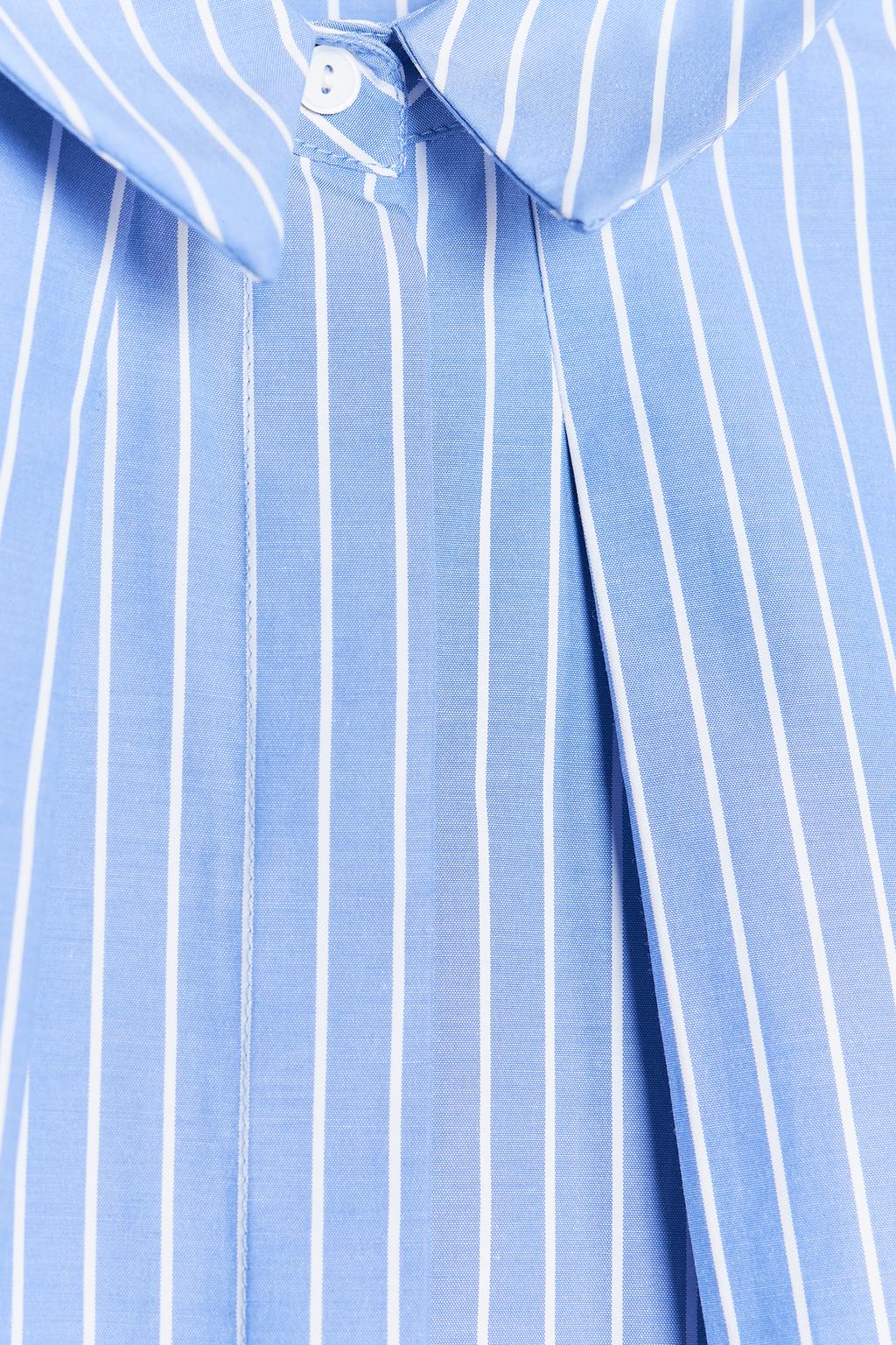 РУБАШКА ИЗ ПОПЛИНА БЕЗ РУКАВОВ