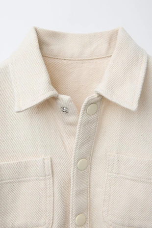 Куртка-рубашка из струящейся ткани на кнопках- Заказать в России