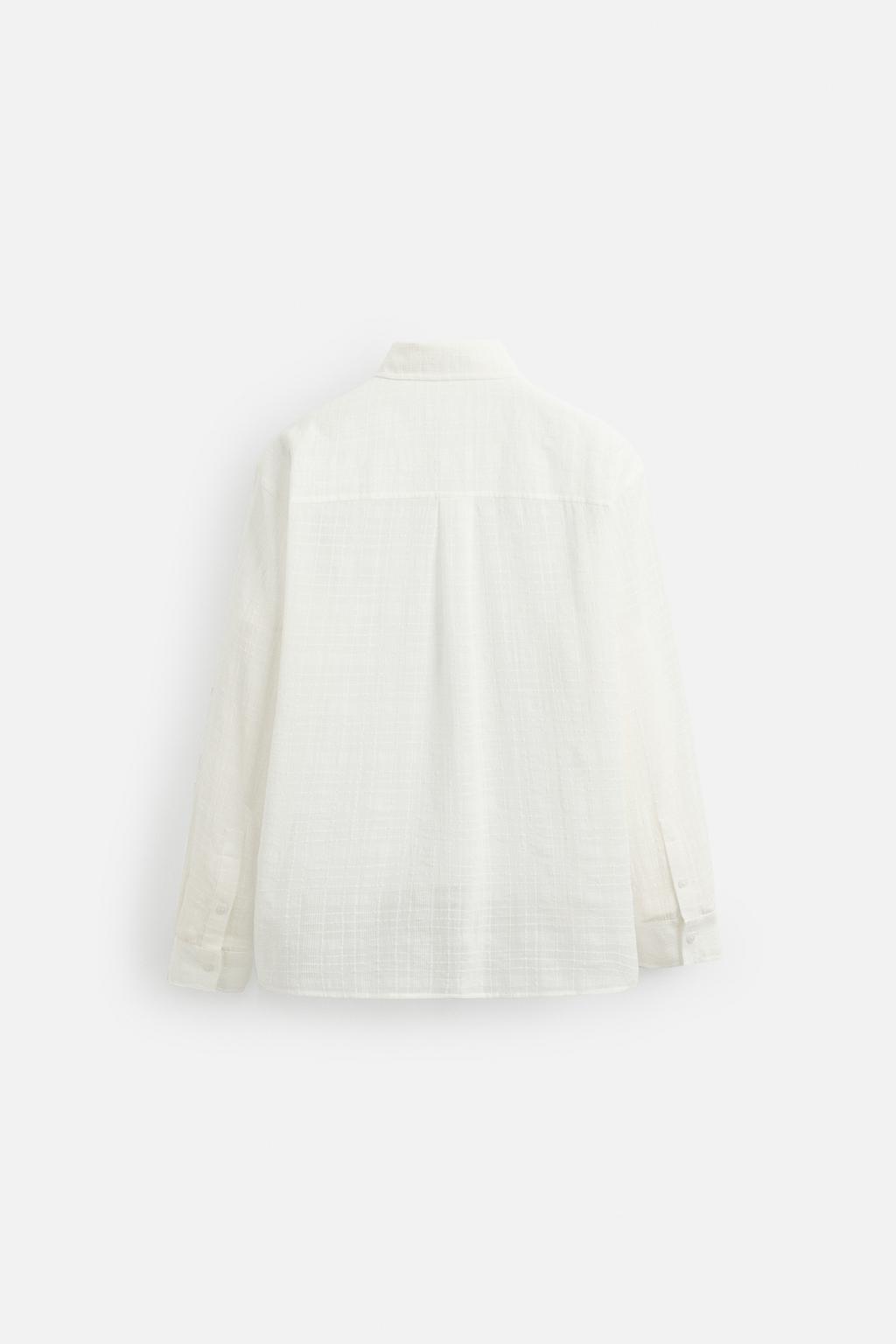 РУБАШКА JACQUARD В КЛЕТКУ