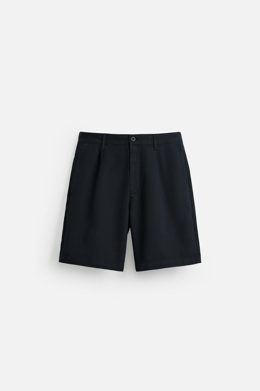 ШОРТЫ REGULAR FIT СО СКЛАДКАМИ