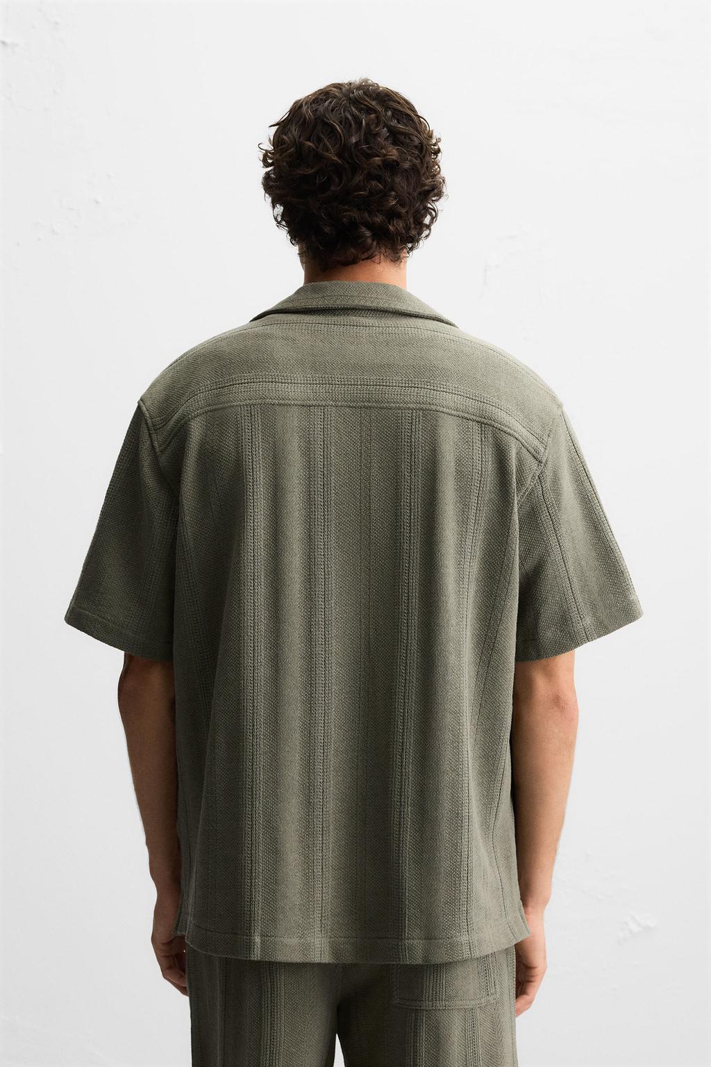 РУБАШКА JACQUARD С ТЕКСТУРОЙ