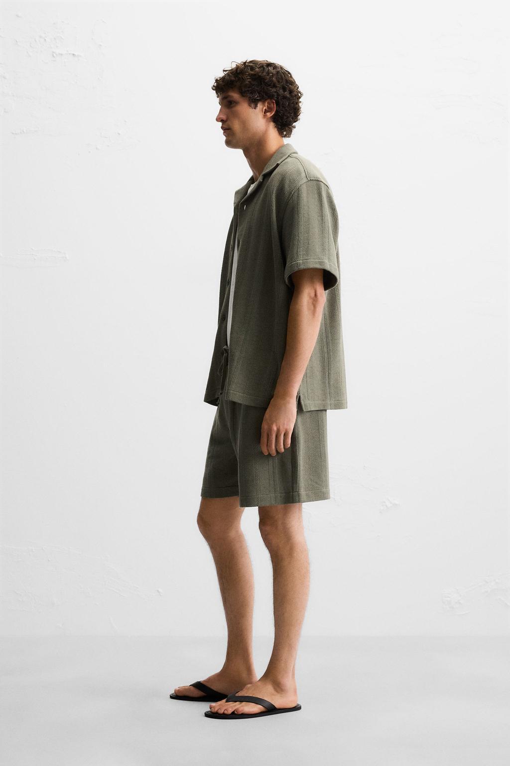 РУБАШКА JACQUARD С ТЕКСТУРОЙ