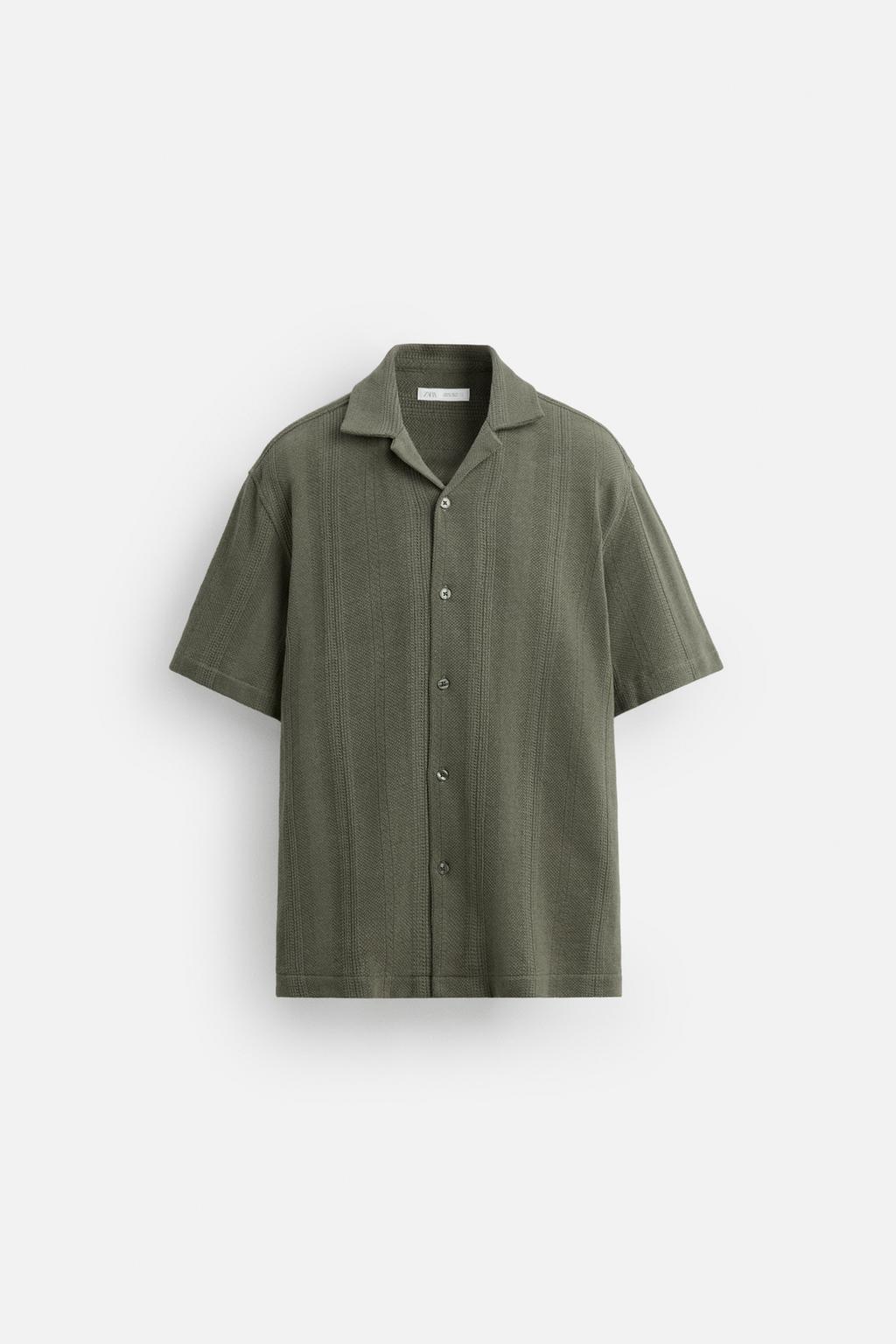 РУБАШКА JACQUARD С ТЕКСТУРОЙ