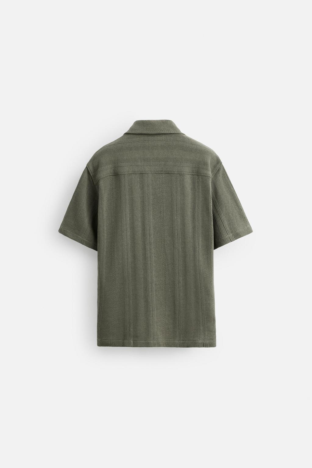 РУБАШКА JACQUARD С ТЕКСТУРОЙ