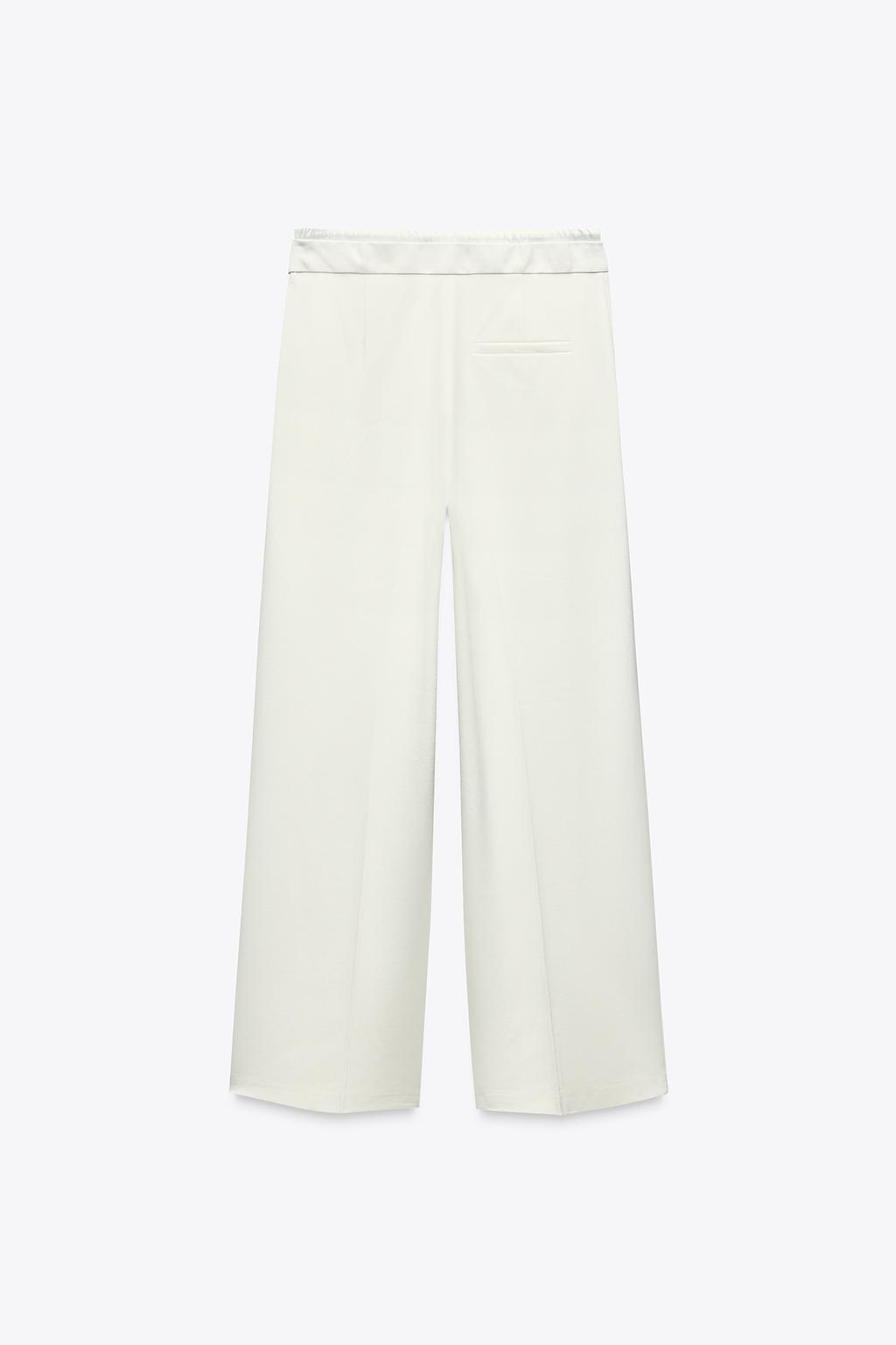 БРЮКИ WIDE LEG С ДВОЙНЫМ ПОЯСОМ