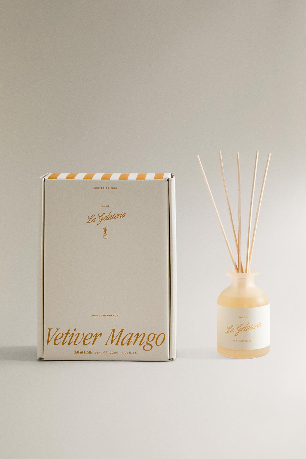 Диффузор с палочками vetiver mango (120 мл)
